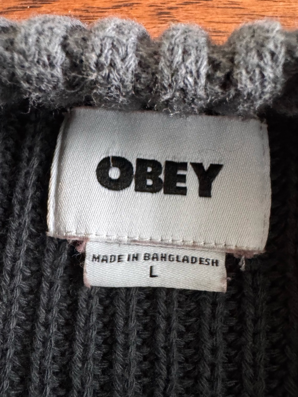 Obey Colorblock Crew Sweater - Picture 6 of 9